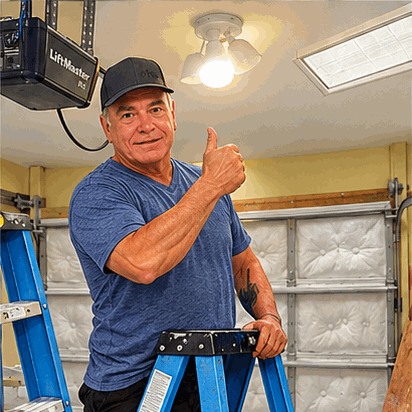 Dan the handyman at work