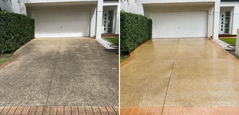 Driveway cleaning